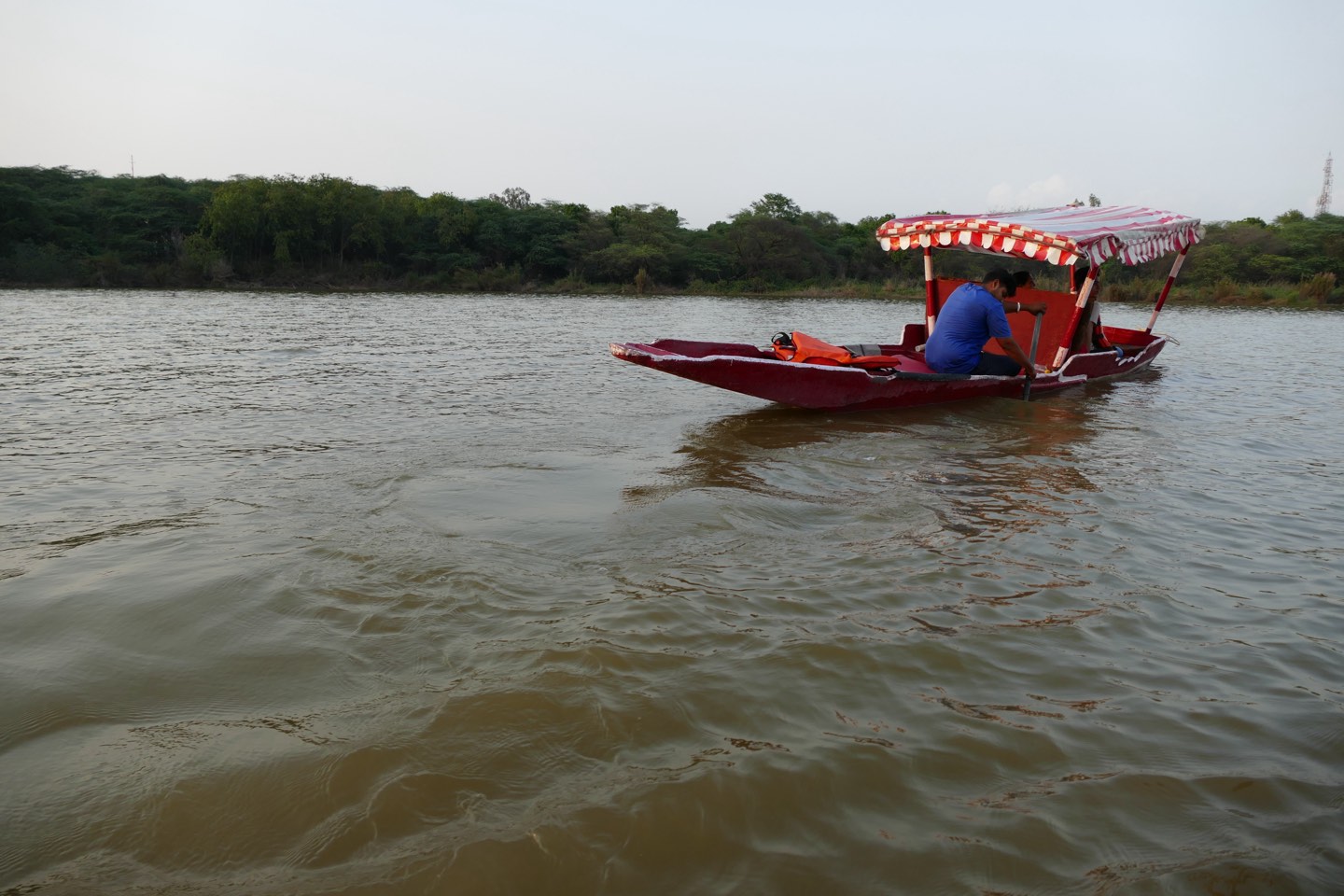 Sukhna Lake, on the Chandigarh–Panchkula border